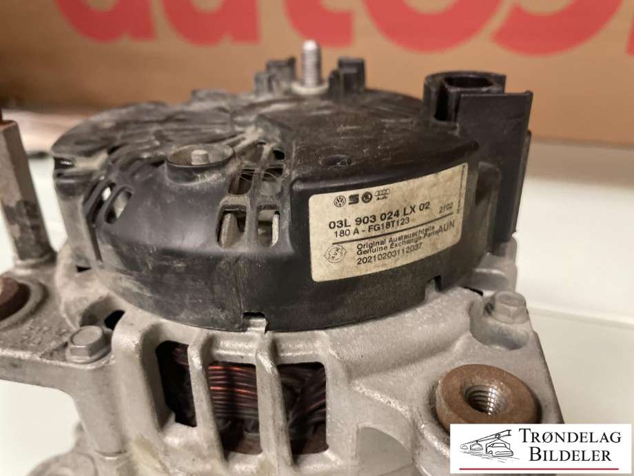 Dynamo diesel til VW Caddy 2015-2020 (Type III, Fase 3) (03L 903 023 M |03L 903 023 MX|03L 903 024 L|65261016004|04L903023T)