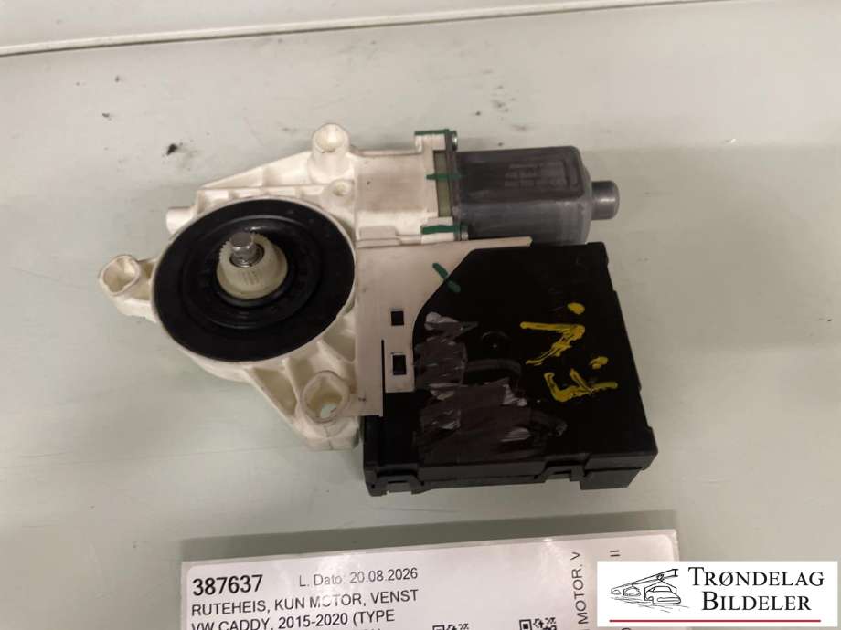 Ruteheis, kun motor, venstre foran til VW Caddy 2015-2020 (Type III, Fase 3) (2K5 959 702 A|)