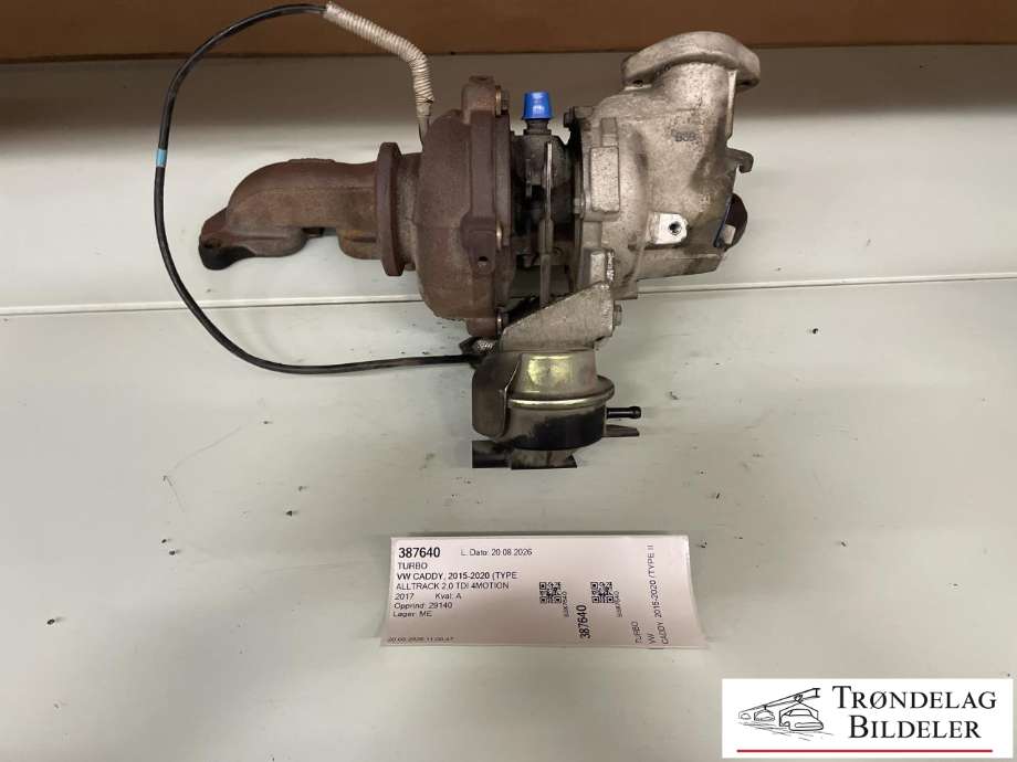 Turbo til VW Caddy 2015-2020 (Type III, Fase 3) (04L253020P|04L253019PX|04L253019P|04L253020PX|93512)