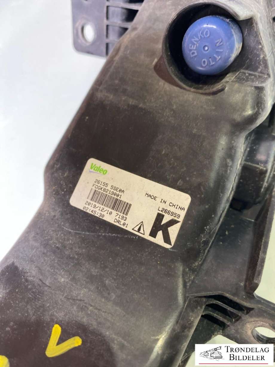 Tåkelykt venstre foran til Nissan Leaf 2018-->> (Type II)  (261555SE0A|261555SE0B|)