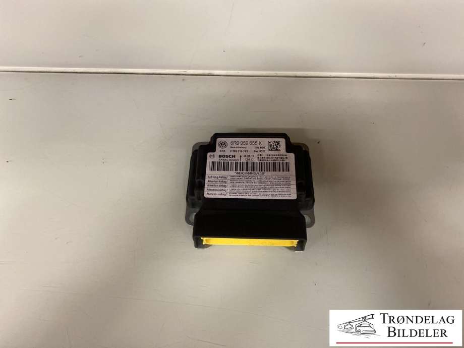 Airbag elektronikk til VW Polo 2009-2014 (Type V, Fase 1) (6R0 959 655 K|)