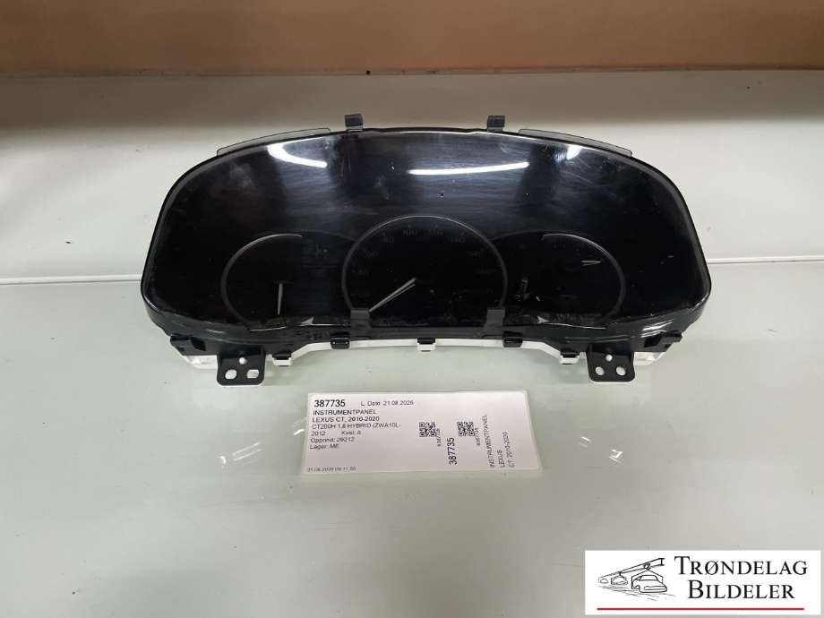 Instrumentpanel til Lexus CT 2010-2020 (8380076041|)