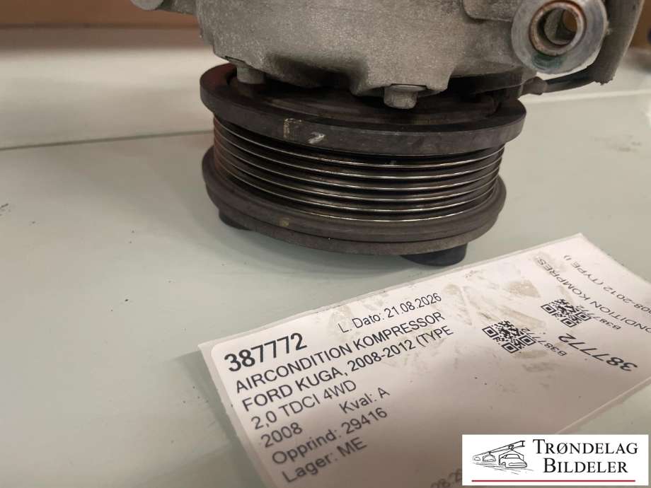 Aircondition kompressor til Ford Kuga 2008-2012 (Type I) (3M5H-19D692-DF|RM3M5H-19D629-DJ|3M5H19D629DC|3M5H19D629DD|3M5H19D629DE|1796856|1745000|1732593|1678410|1465437|1437621|1437620|1436955)