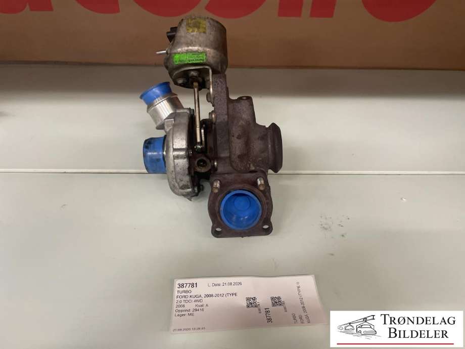Turbo til Ford Kuga 2008-2012 (Type I) (8V4Q-6K682-AA|1496216|2004546|4Q6K682AA|91-1948)