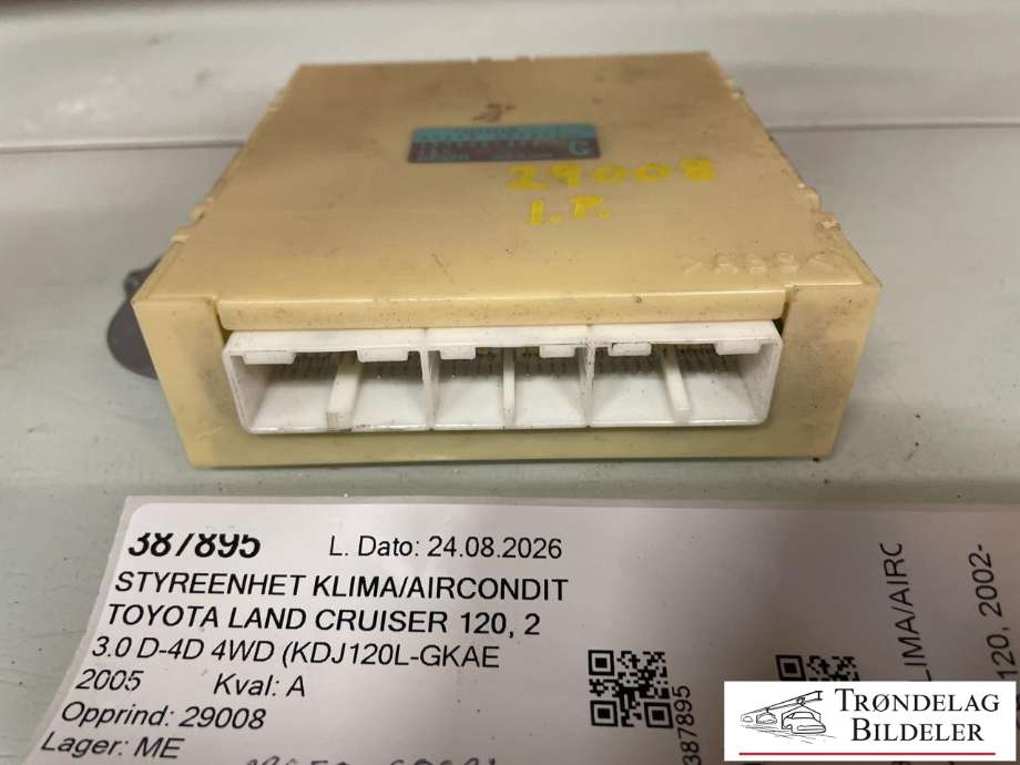 Styreenhet klima/aircondition til Toyota Land Cruiser 120 2002-2009  (88650-60681|177600-0691|)