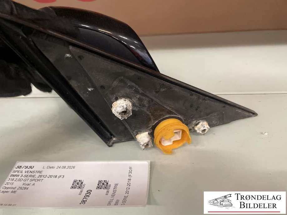 Speil venstre til BMW 3-Serie 2012-2018 (F30/F31/F34) (F30/F31/F34) (51 16 7 291 503|51 16 7 292 745|)
