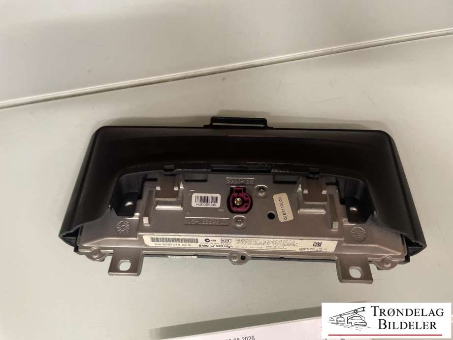 Bilstereo navigasjon skjerm til BMW 3-Serie 2012-2018 (F30/F31/F34) (F30/F31/F34) (65 50 9 292 248|)