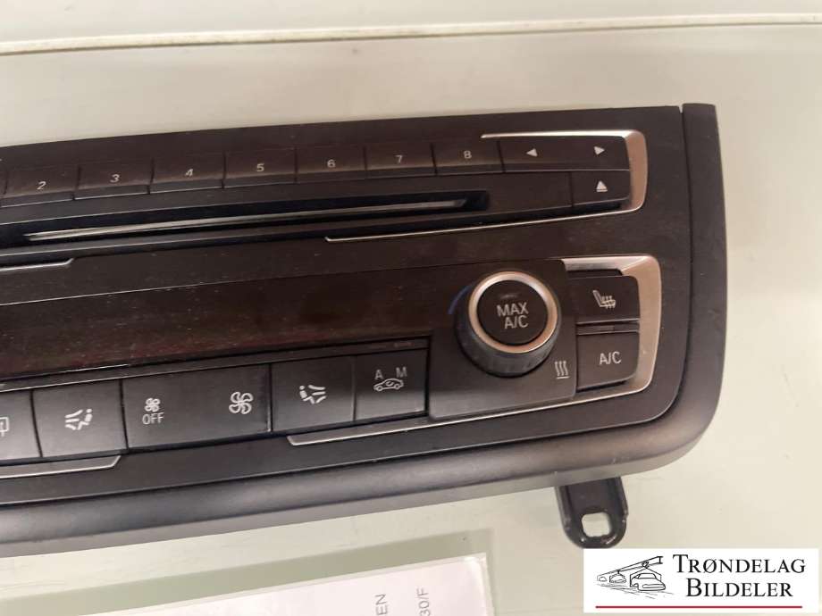 Varmeapparat betjening til BMW 3-Serie 2012-2018 (F30/F31/F34) (F30/F31/F34) (64 11 9 354 145|)