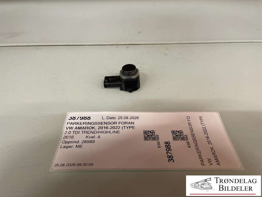 Parkeringssensor foran til VW Amarok, 2016-2022 (Type I, Fase 2)  (1S0 919 275 C)