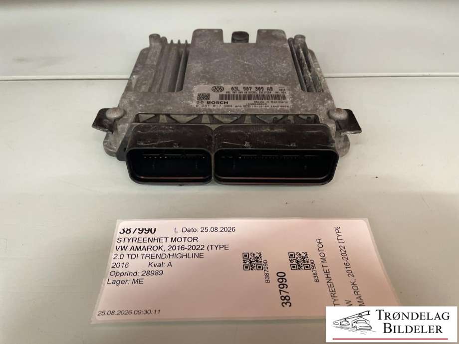 Styreenhet motor til VW Amarok, 2016-2022 (Type I, Fase 2)  (03L 906 012 AA)