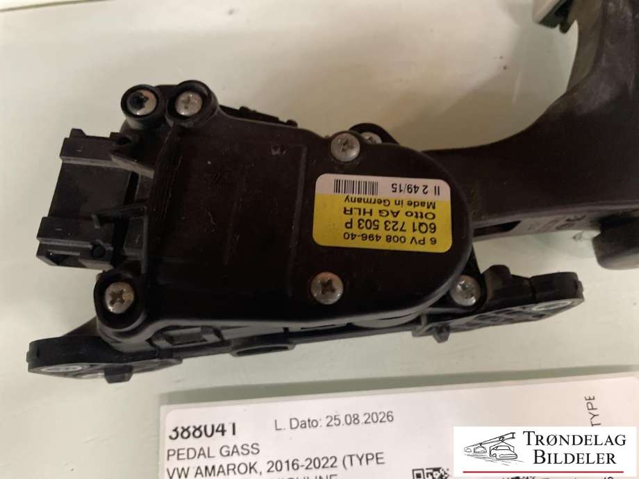 Pedal gass til VW Amarok 2016-2022 (Type I, Fase 2)  (6Q1 723 503 K|6Q1 723 503 P|)