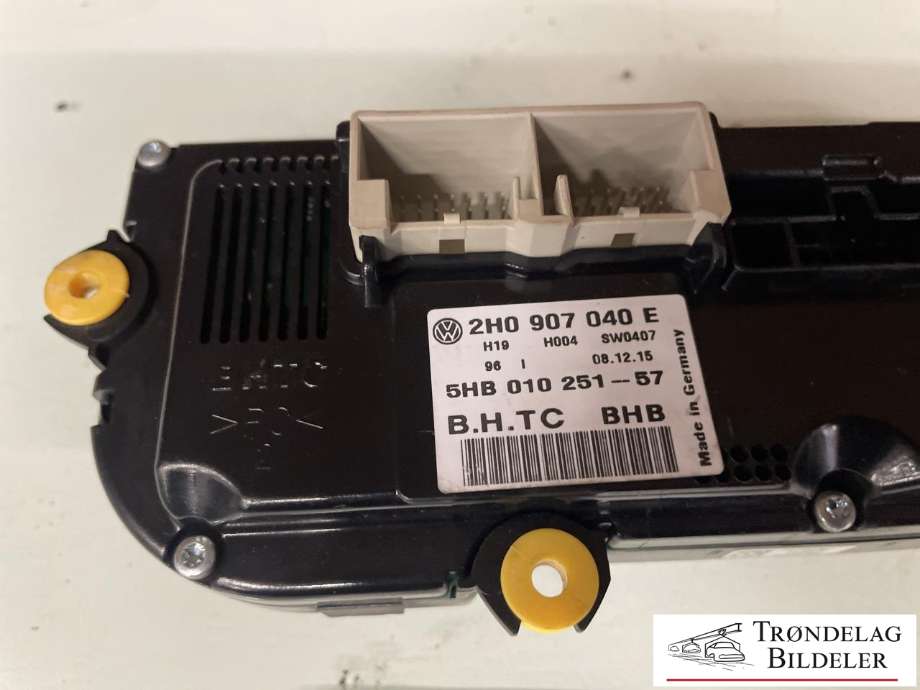 Varmeapparat betjening til VW Amarok 2016-2022 (Type I, Fase 2)  (2H0 907 040 E|)