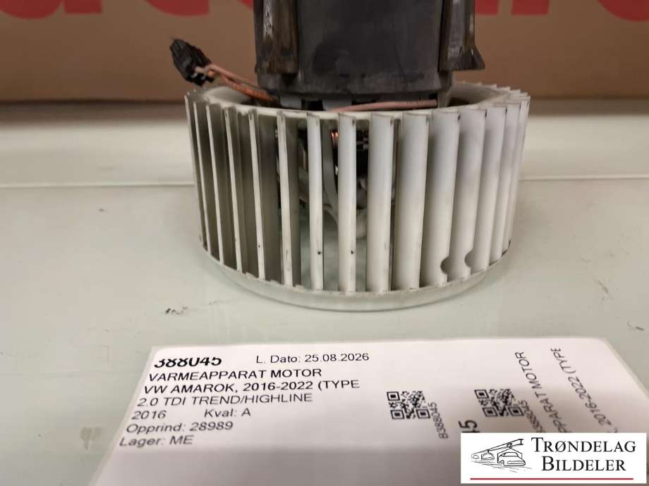 Varmeapparat motor til VW Amarok 2016-2022 (Type I, Fase 2) (2H1 820 021 C|)