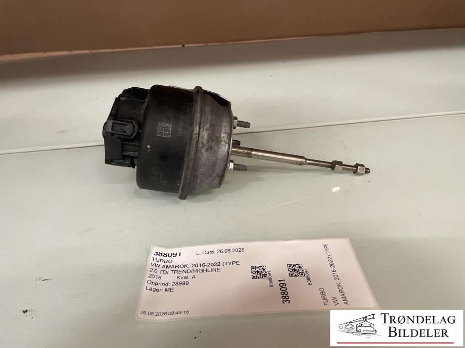 Turbo til VW Amarok, 2016-2022 (Type I, Fase 2)  (03L 198 716 T)