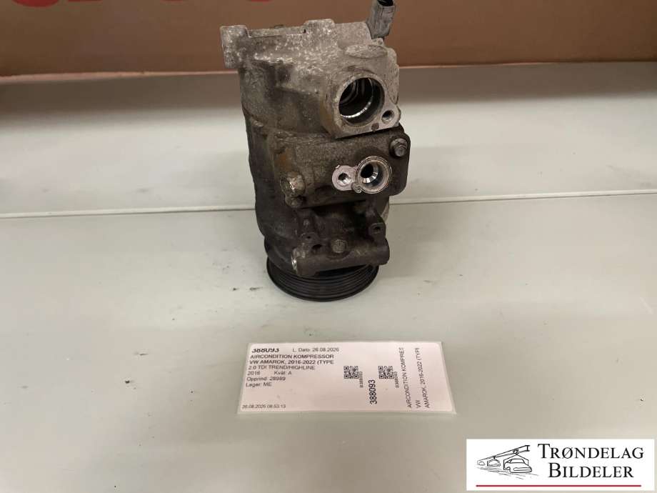 Aircondition kompressor til VW Amarok, 2016-2022 (Type I, Fase 2)  (7E0 820 803 J)