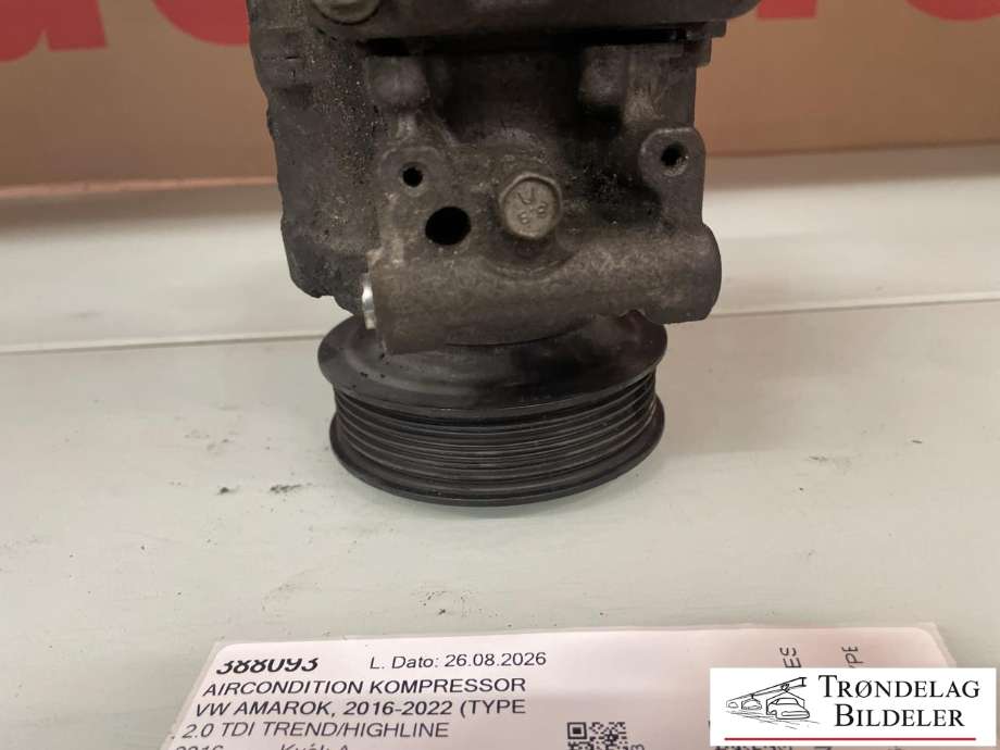 Aircondition kompressor til VW Amarok 2016-2022 (Type I, Fase 2)  (7E0 820 803 J|890550|)