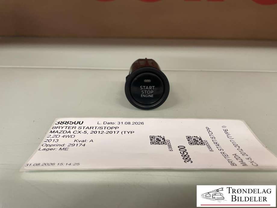 Bryter start/stopp til Mazda CX-5 2012-2017 (Type I) (KD45663S0|)