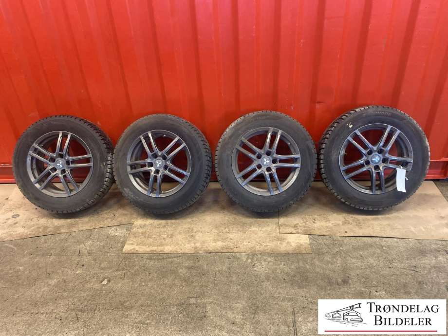 Hjulsett aluminium vinter til Mitsubishi Outlander, 2015-->> (Type III, Fase 2)  (HANKOOK WINTER PIKE|215/65-R17 103T/ET38)