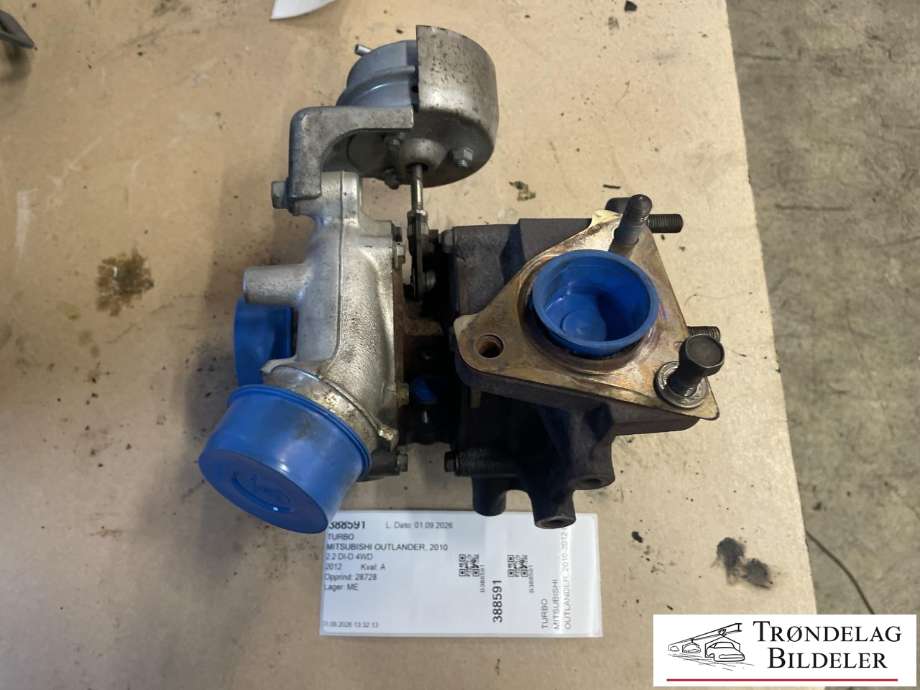 Turbo til Mitsubishi Outlander, 2010-2012 (Type II, Fase 2) (1515A215|49335-01010|4933501010|49335-01011|4933501011)