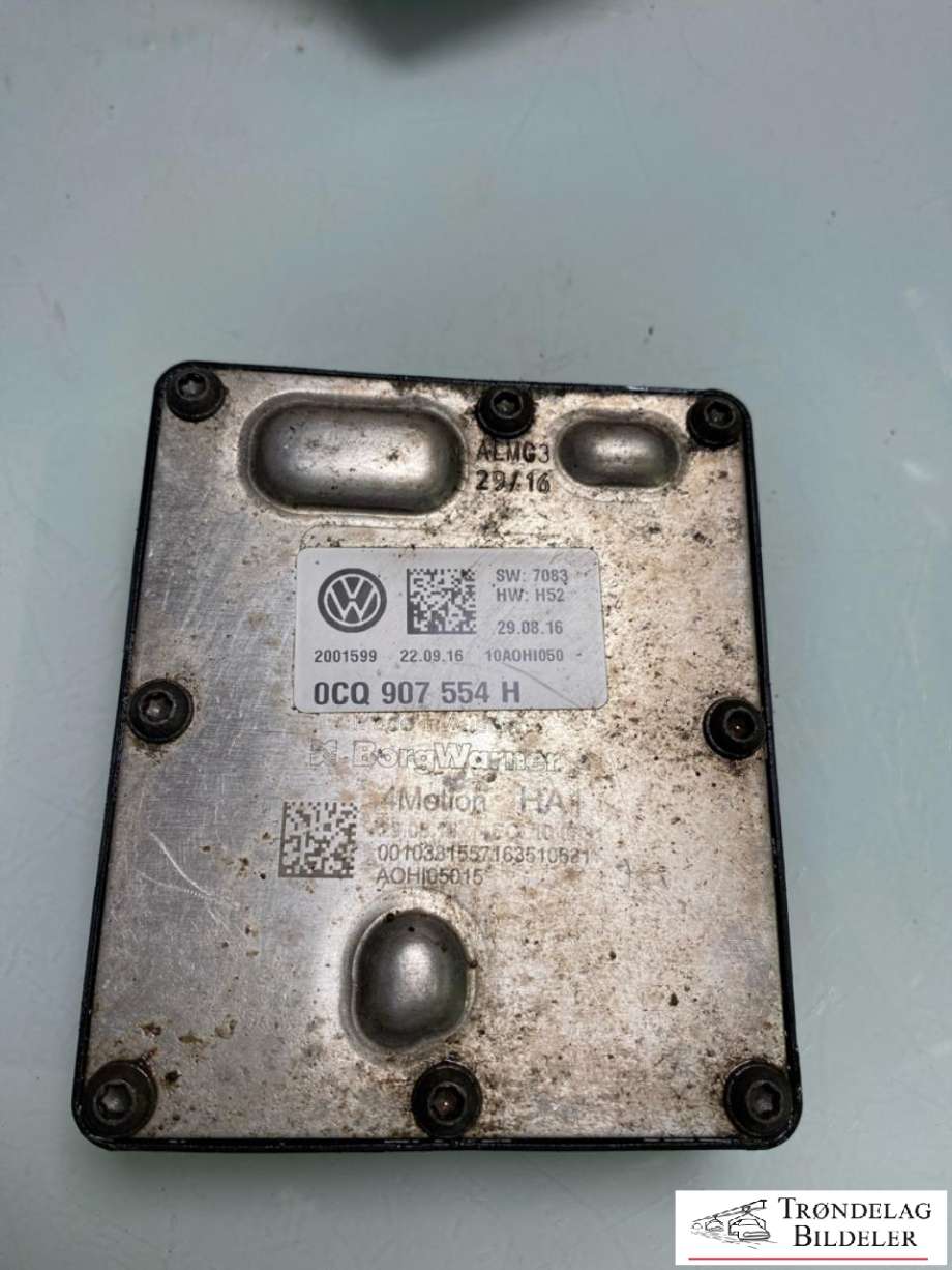 Styreenhet haldex/kardang til Škoda Octavia 2013-2016 (Type III, Fase 1)  (0CQ 598 554|0CQ 907 554 J|0CQ 907 554 H)