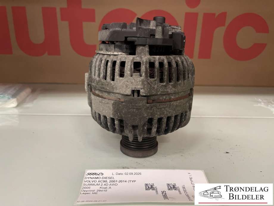 Dynamo diesel til Volvo XC90 2007-2014 (Type I, Fase 2) (36050266|)