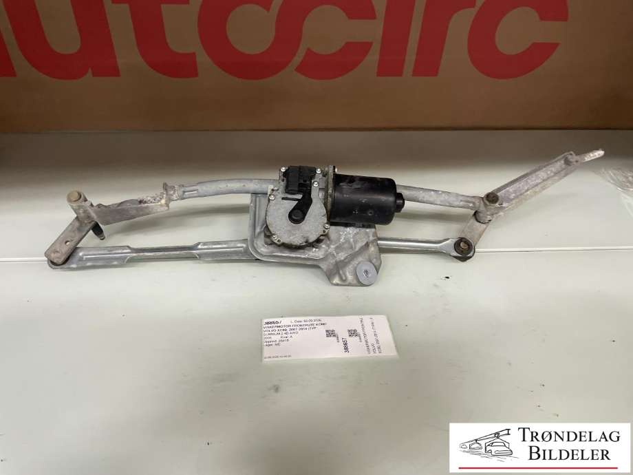 Viskermotor frontrute komplett m/overføring til Volvo XC90 2007-2014 (Type I, Fase 2) (8693848|8659968|)