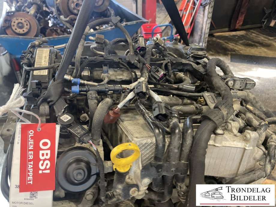 Motor diesel til VW Caddy 2015-2020 (Type III, Fase 3)  (04L100090F|04L100090FX|)