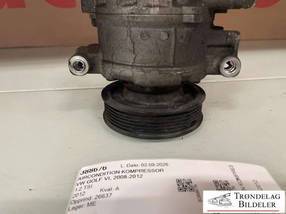 Aircondition kompressor til VW Golf VI 2008-2012  (5Q0820803F|5Q0820803K|890632|5Q0820803D|5Q0820803J|5Q0820803G|1K0820803A|1K0820803B|1K0 820 859 F|1K0 820 859 S|1K0820803L|1K0820803M|5Q0820803M|1K0820803G|1K0820803J|1K0820803K|1K0820803N|1K0820803P|1K0820803Q|1K0820803S|5K0820803|5K0820803A|5K0820803B|5K0820803C|5K0820803D|5K0820803E|5K0820803F|5K0820803G|5K0820803H|5K0820803J|5K0820803K|5N0820803|890633|5N0820803C|1K0 820 808 B|5N0820803H)
