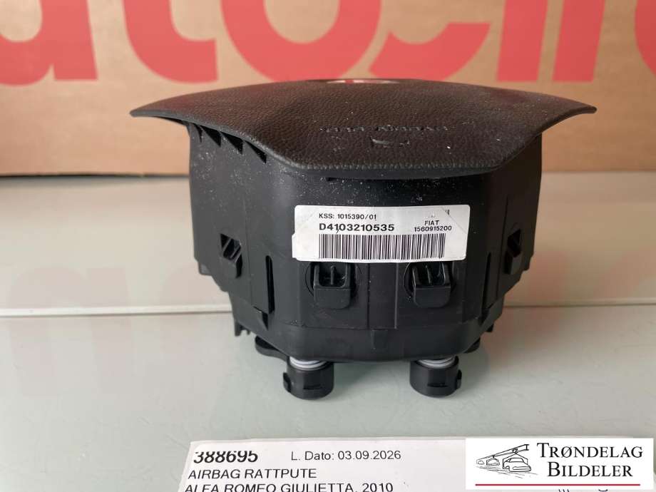 Airbag rattpute til Alfa Romeo Giulietta 2010-2018 (156106834|)