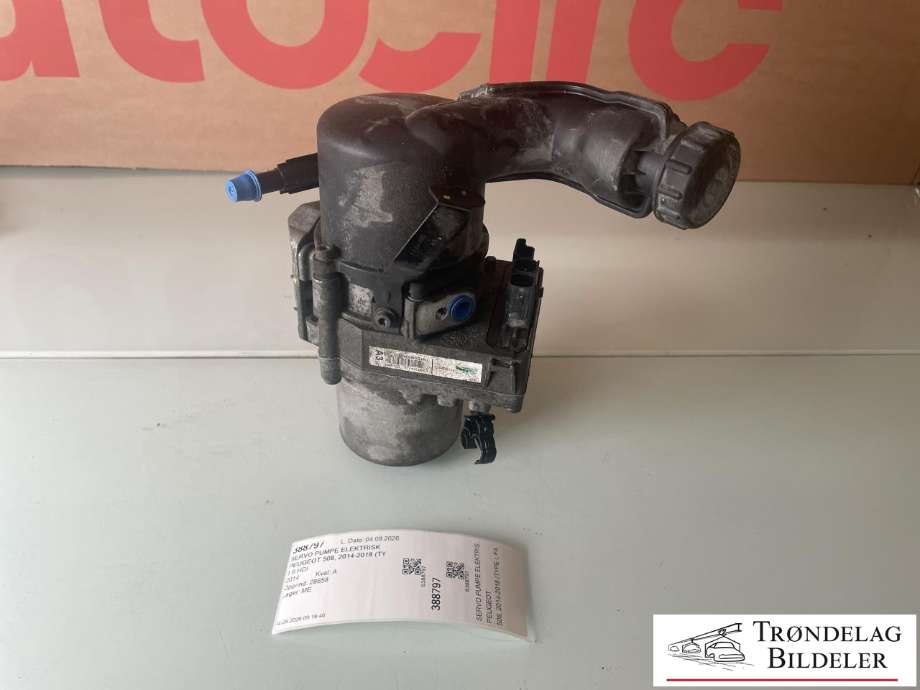 Servo pumpe elektrisk til Peugeot 508 2014-2018 (Type I, Fase 2) (16 134 084 80|16 290 939 80|16 238 362 80|1606406680|1607460280|1609238580|1609240580|1609240980|1610538580|1610538680|1610538780|1611509180|1611512080|1611563480|1611567280)