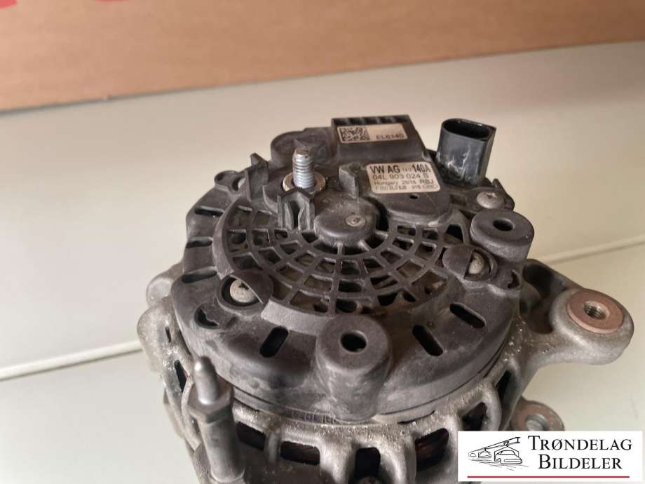 Dynamo diesel til VW Caddy 2015-2020 (Type III, Fase 3) (03L 903 023 K|03L 903 023 KX|04L 903 024 S|04L 903 024 SX|03G903016B|03G903016BX|03G903016E|03G903016EX|03H903023E|03H903023EX|03L903023L|03L903023LX|03G903016G|03G903016GX|03L903024D|03L903024T|65261016002|65261016003|65261016009|65261019002|65261019003|65261019009)