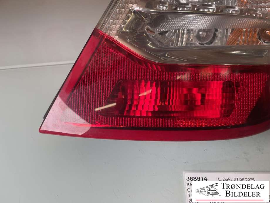 Baklykt høyre ytre til Citroën C4 2011-2017 (Type II)  (98 086 243 80|)