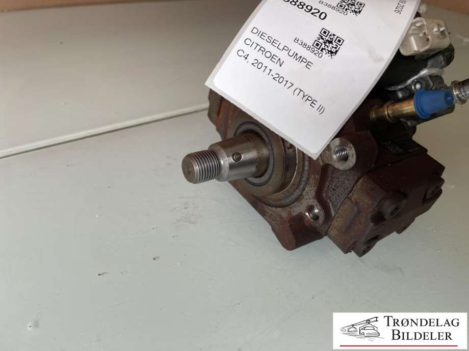 Dieselpumpe til Citroën C4 2011-2017 (Type II)  (1920RY|1921Q7|9672605380|A2C53381555|1920QX|9670652580|A2C59513830)
