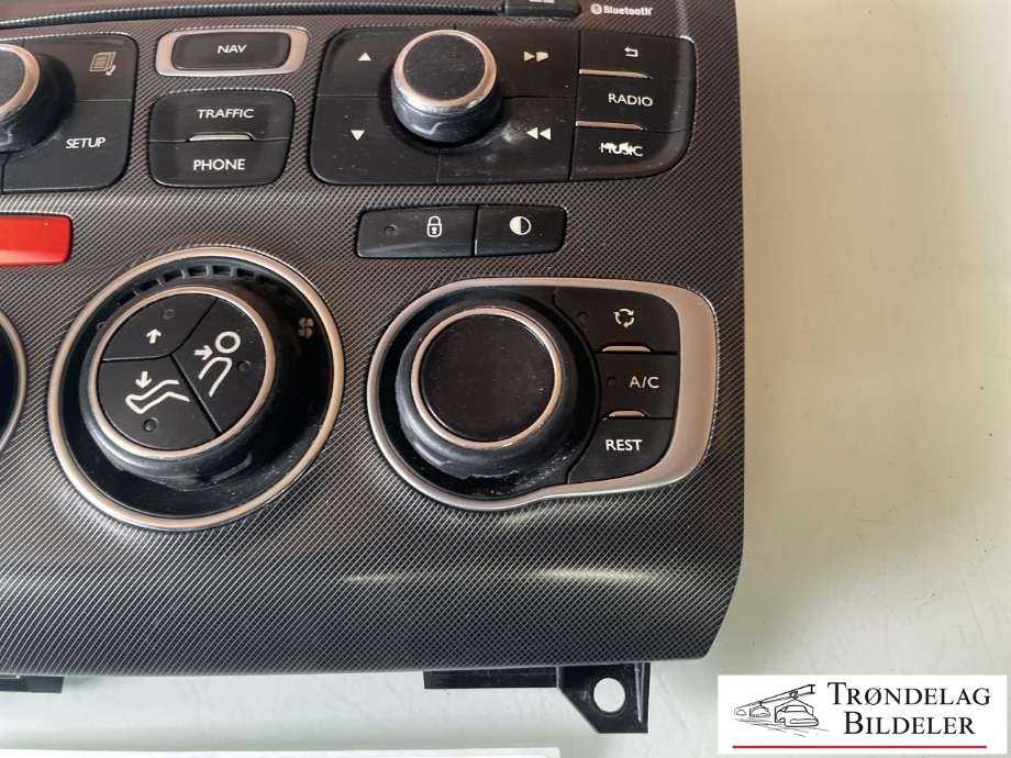 Varmeapparat betjening til Citroën C4 2011-2017 (Type II)  (6452 V9|)
