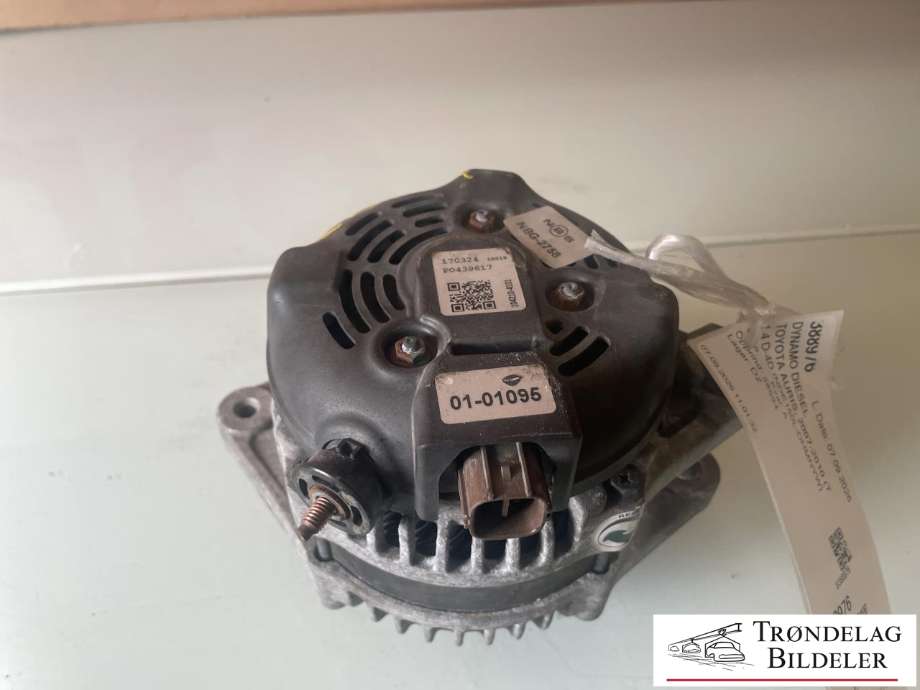 Dynamo diesel til Toyota Auris 2007-2010 (Type I, Fase 1) (27060-33071|27060-33072|27060-33072-84|986082020|LRA02843|27060-0N020|27060-0N021|27060-0N031|100A)