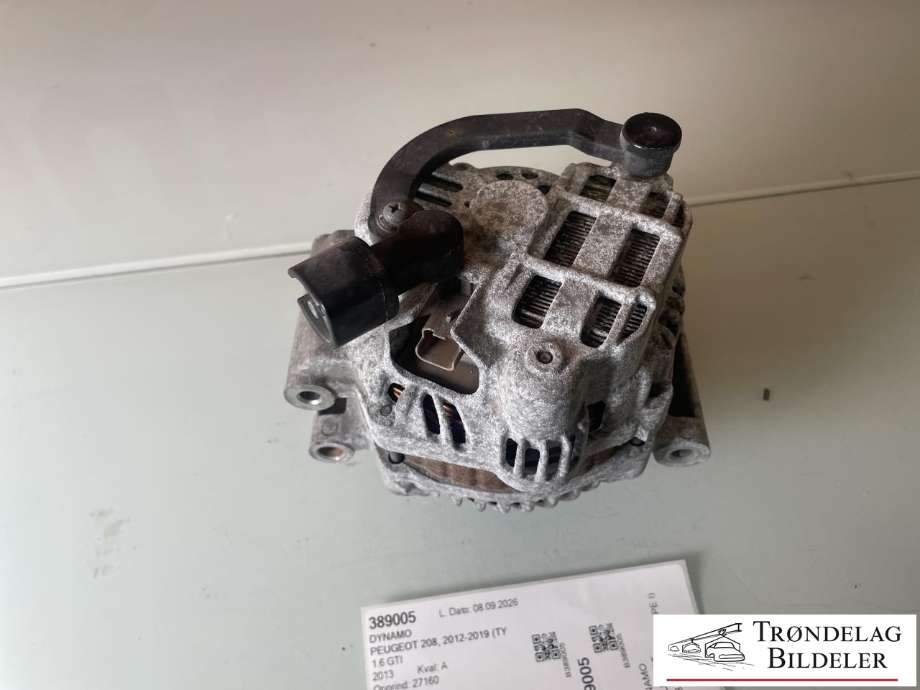 Dynamo til Peugeot 208 2012-2019 (Type I)  (5705 KG|98 191 876 80|)