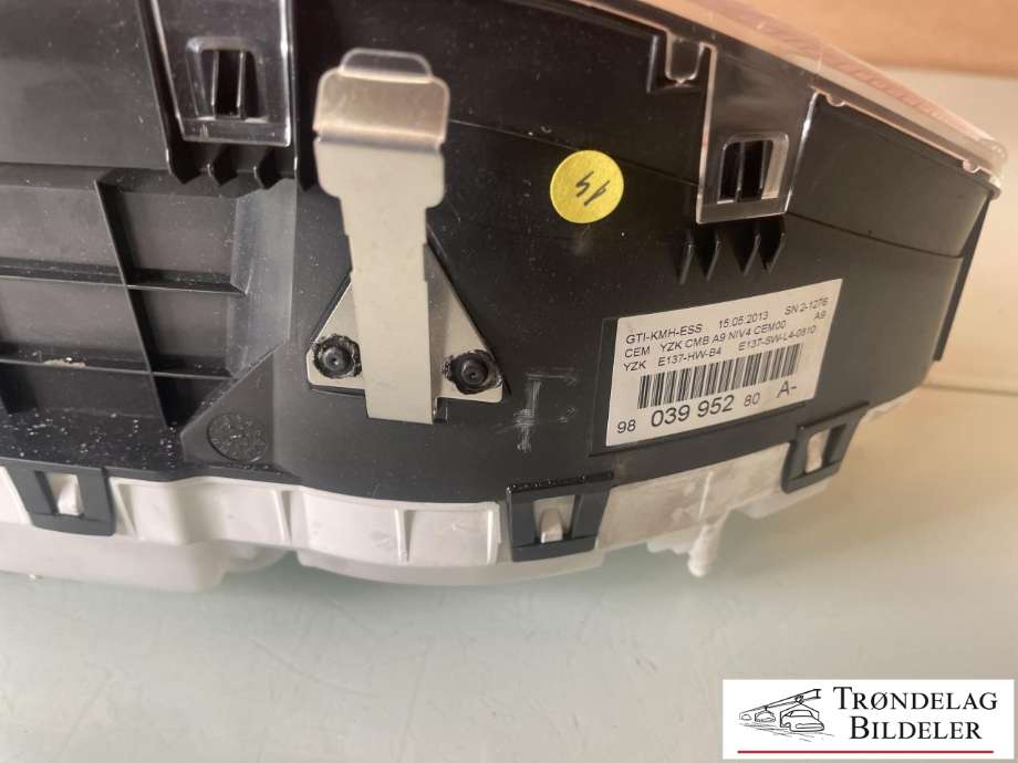 Instrumentpanel til Peugeot 208 2012-2019 (Type I)  (98 032 233 80|98 227 206 80|)