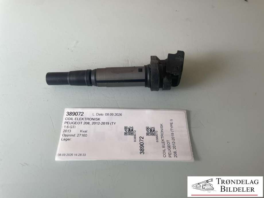 Coil elektronisk til Peugeot 208, 2012-2019 (Type I)  