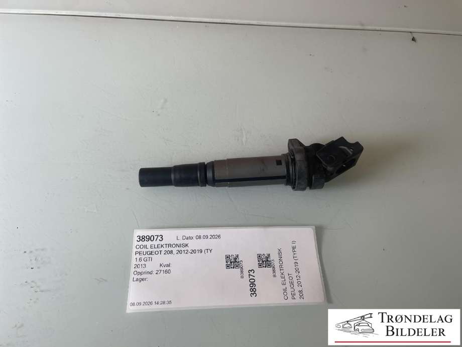 Coil elektronisk til Peugeot 208, 2012-2019 (Type I)  