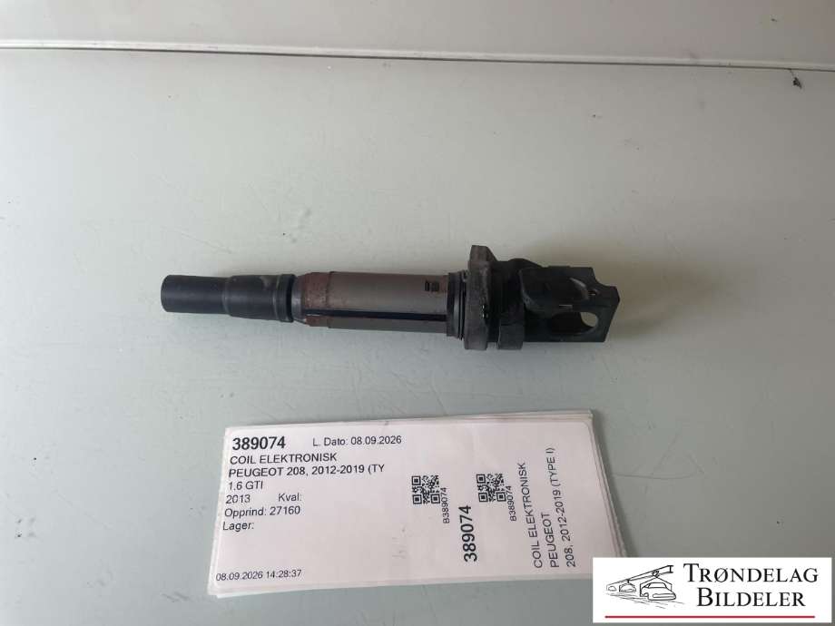 Coil elektronisk til Peugeot 208, 2012-2019 (Type I)  