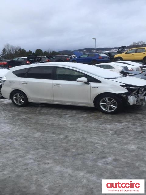Toyota Prius +7 2012-2020 (Type III) (stasjonsvogn) (stasjonsvogn), Motorkode: 2ZR-FXE, Girkassekode: 