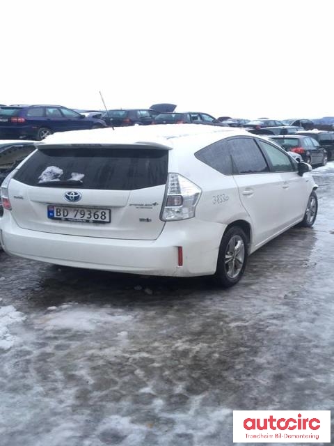 Toyota Prius +7 2012-2020 (Type III) (stasjonsvogn) (stasjonsvogn), Motorkode: 2ZR-FXE, Girkassekode: 