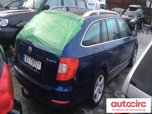 Škoda Superb 2008-2015 (Type II) , Motorkode: CFF, Girkassekode: 