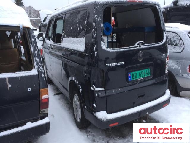 VW Transporter / Caravelle 2009-2015 (Fase 2) (T5) (T5), Motorkode: CAA, Girkassekode: 