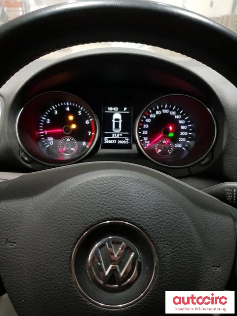 VW Golf VI 2008-2012 , Motorkode: CAX, Girkassekode: MGK