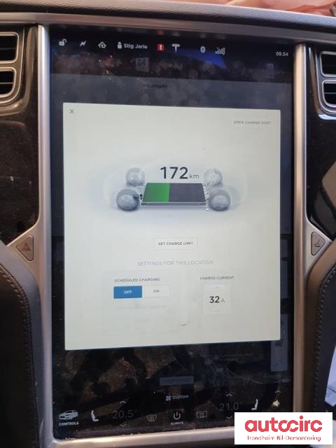 Tesla Model S 2013-2016 (Fase 1) , Motorkode: L2S, Girkassekode: TRINNLØS