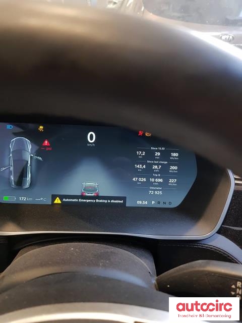 Tesla Model S 2013-2016 (Fase 1) , Motorkode: L2S, Girkassekode: TRINNLØS