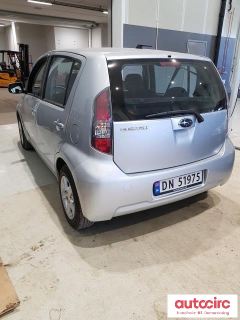 Subaru Justy 2008-2010 (Type IV) , Motorkode: 1KR-FE, Girkassekode: 5GIR