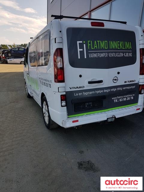 Opel Vivaro B 2014-2019 , Motorkode: R9M D4, Girkassekode: 6TRINNS KASSE