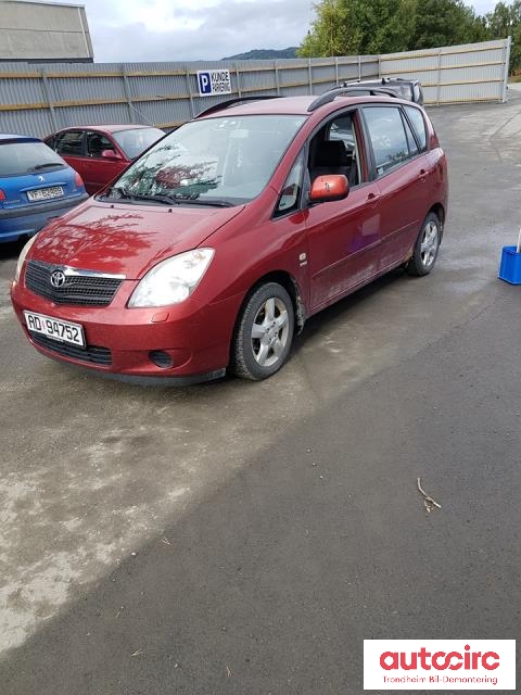 Toyota Verso 2002-2004 (COROLLA) (COROLLA), Motorkode: 3ZZ-FE, Girkassekode: